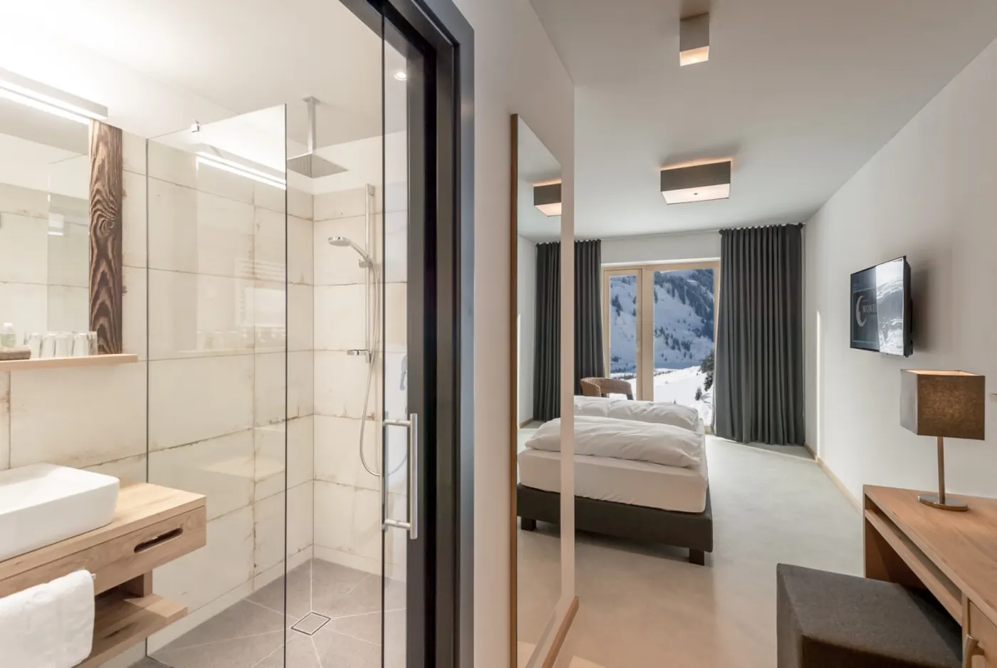 Alpine Compact Double, Mondschein Chalet